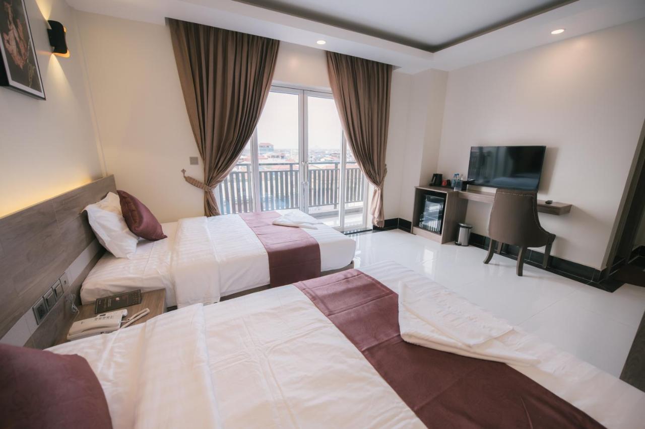 Twin Hotel Kampot Exteriör bild