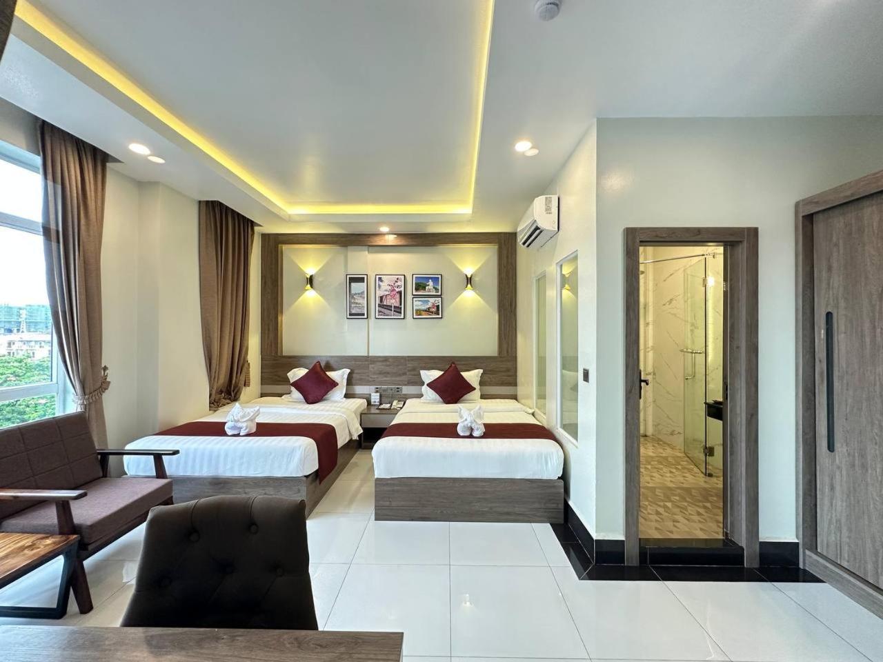 Twin Hotel Kampot Exteriör bild