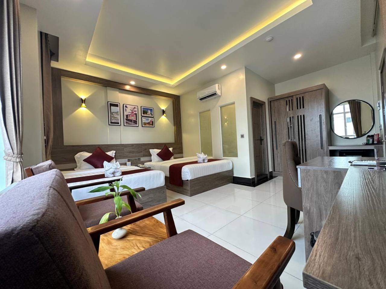 Twin Hotel Kampot Exteriör bild